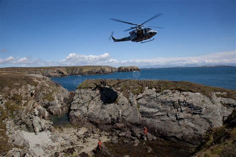 Search and Rescue Training stock photo. Image of hovering - 25823750