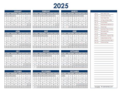 Calendar 2025 With Holidays Indonesia Oona Sharia