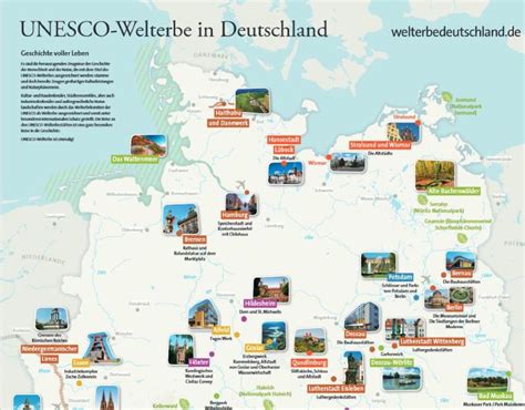 51 UNESCO Welterbestätten in Deutschland auf einen Blick UNESCO