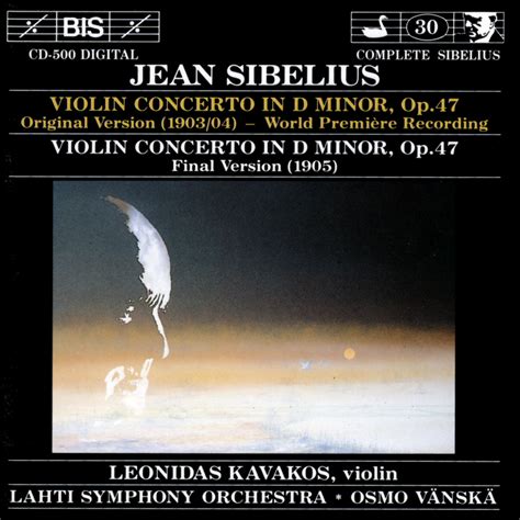 EClassical Sibelius Violin Concerto In D Minor Op 47