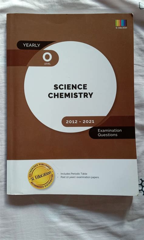 Science Chemistry O Level TYS With Answers Hobbies Toys Books