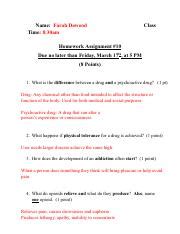 Understanding Psychoactive Drugs And Their Effects Course Hero