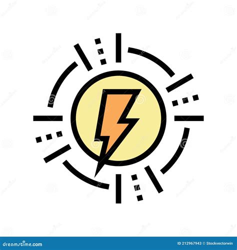 Ilustração Vetorial Do Logotipo De Economia De Energia Relâmpago ícone