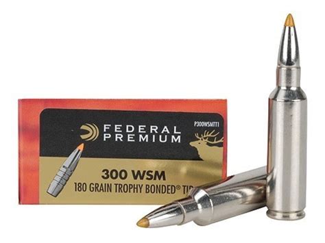 Federal Premium Vital Shok Ammo 300 Winchester Short Mag Wsm 180