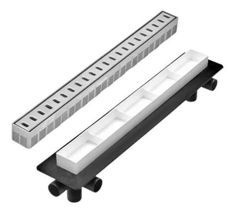 Rejilla Desagüe Lineal Awaduct Polipropileno Gris Y Colector