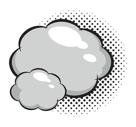 Clouds Pop Art 16754805 Vector Art At Vecteezy