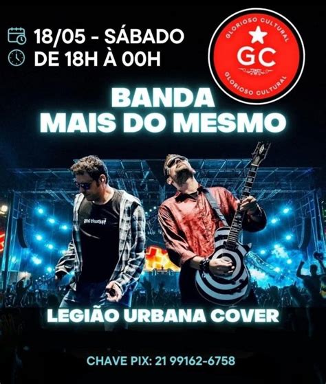 Banda Mais Do Mesmo Cover Legião Urbana Em Rio De Janeiro Sympla