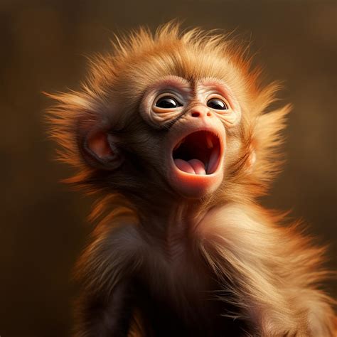 Premium Photo | Baby howler monkey