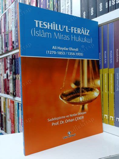 Teshilul Feraiz Slam Miras Hukuku Ali Haydar Efendi Off