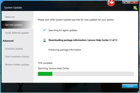 Using The Lenovo System Update Tool Technology Support Services