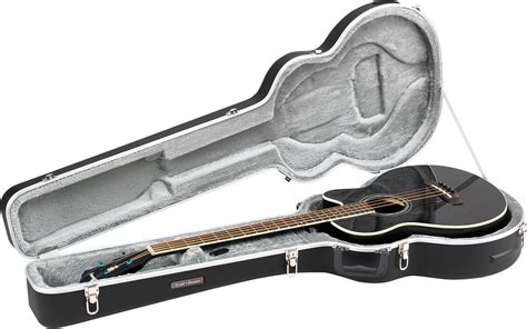 Road Runner Abs Molded Acoustic Bass Guitar Case Rrmba