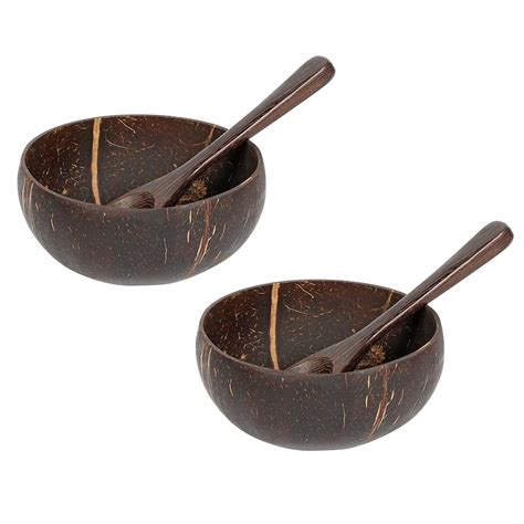 Hot Trend Colorful Coconut Shell Bowl Natural Handmade Inside