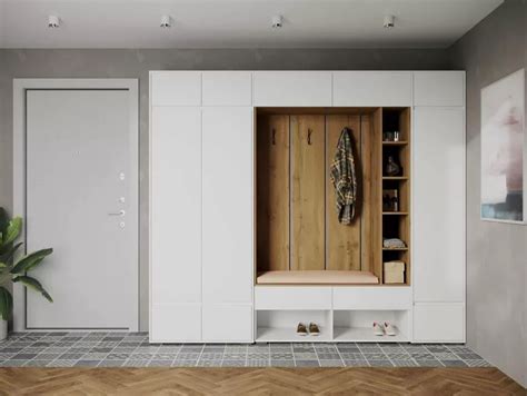 Модульная прихожая Прага Белый купить в СПб по цене 38 400 ₽ в интернет ...