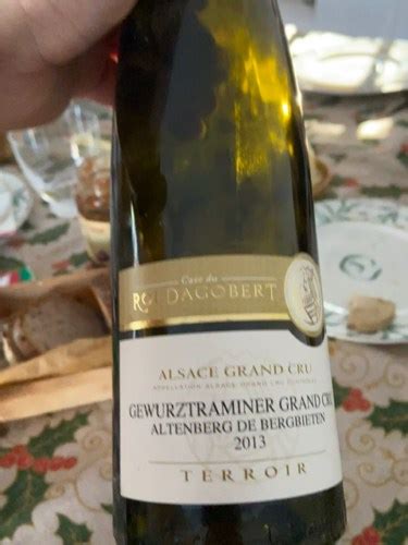 Cave du Roi Dagobert Gewürztraminer Alsace Grand Cru Altenberg de