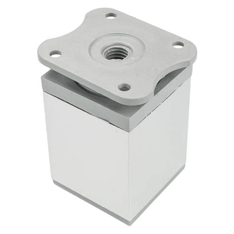 Nóżka meblowa regulowana noga kwadratowa 40x40 ATM H 60mm ALUMINIUM