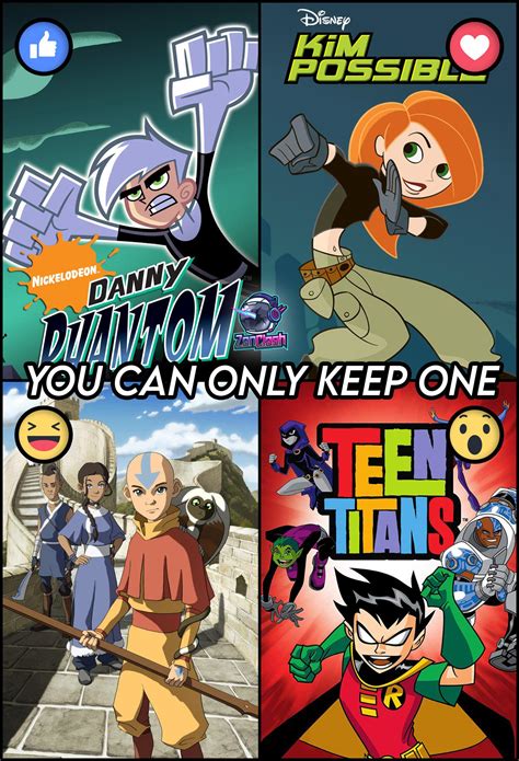 2000s Cartoons You Can Only Keep One R90sand2000snostalgia