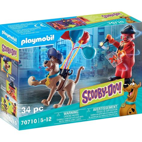 Set De Juego Playmobil Scooby Doo Payaso 34 Piezas Walmart