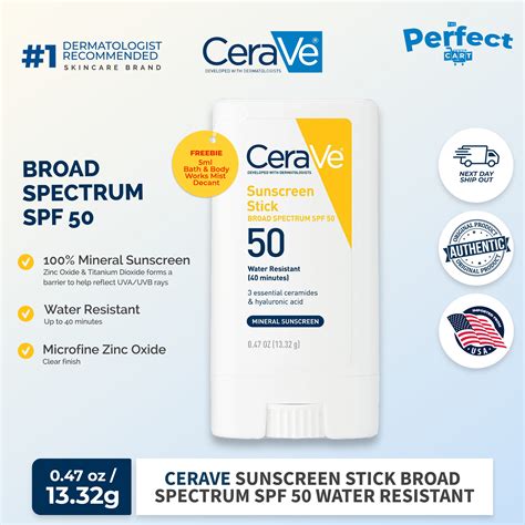 Cerave Sunscreen Stick Sp50 047 Oz 1332g Lazada Ph