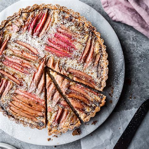 Rhubarb Frangipane Tart The Floured Table