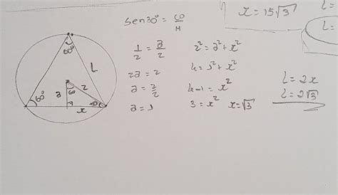 3 Determine A Medida Do Apótema E A Medida Do Lado De Um Triângulo