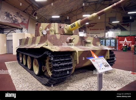 Tanque pesado alemán Tiger I en el museo de vehículos blindados