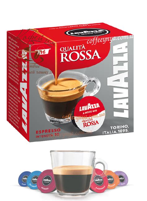 Buy Coffee Capsules Lavazza A Modo Mio Qualita Rossa Coffeeynya Ua