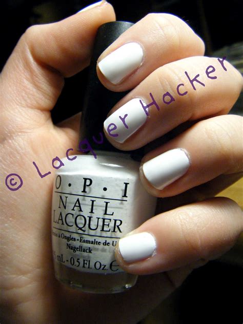 Lacquer Hacker Alpine Snow By Opi First Swatch And Review