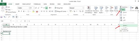 Termudah Cara Cepat Membuat Nomor Urut Di Excel Kusnendar