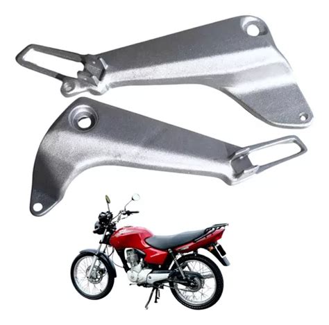 Par Bacalhau Suporte Pedaleira Cg 125 Titan Fan 00 A 08 Parcelamento