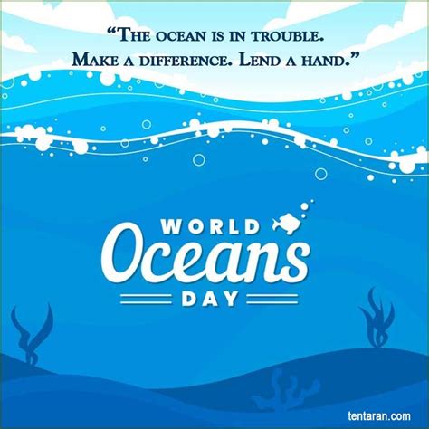 World Oceans Day Theme Quotes Images 2022 Slogan Poster Status