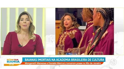 Margareth Menezes E Daniela Mercury Tomam Posse Na Academia Brasileira