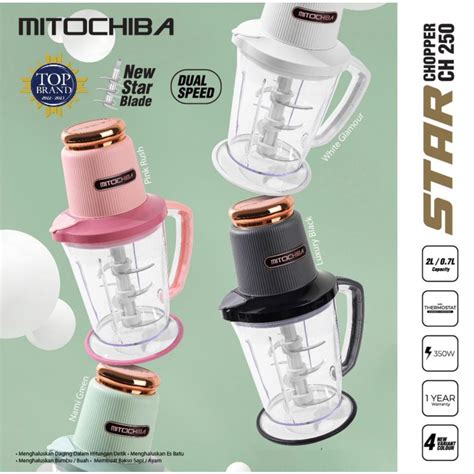 Jual Mitochiba Food Chopper CH250 Mito CH 250 Food Chopper Blender