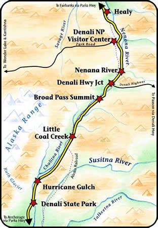 Parks Highway Scenic Byways Transportation Public Facilities State