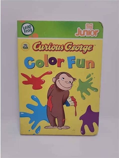 Leapfrog Tag Junior Book: Curious George Color Fun works With ...