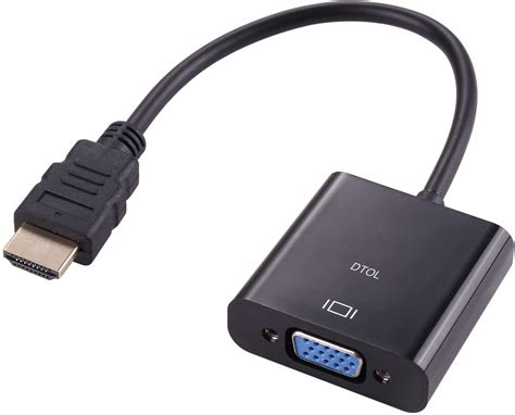 Cable Convertidor Video Hdmi A Vga Sin Audio Venprotech