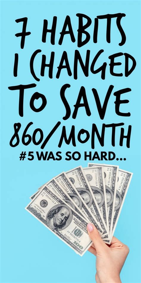 7 Habits To Save Money Over 860 Every Month Not Quite An Adult