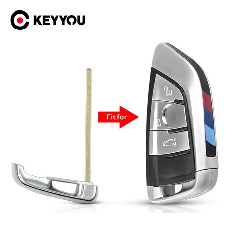 Keyyou Remote Smart Key Keyless Entry Key Blade For Bmw F Cas