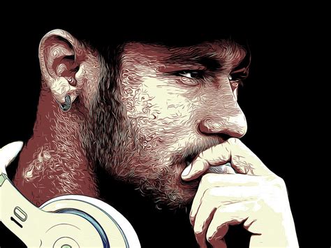 Neymar Jr Oil Paint Potrait By Msd80 On Deviantart