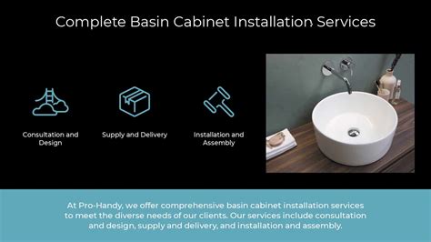 Basin Cabinet Installation in Singapore | Expert Services Singapore by ...