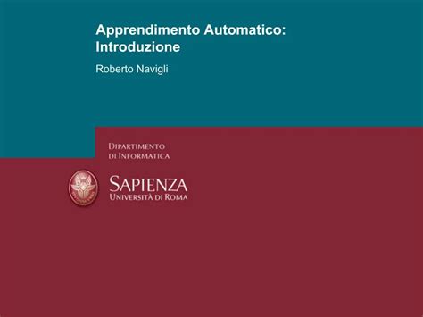 PPT Apprendimento Automatico Introduzione PowerPoint Presentation