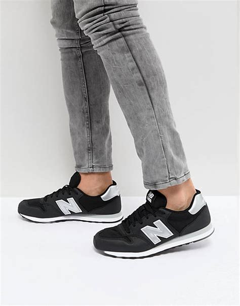 New Balance 500 Trainers In Black Asos