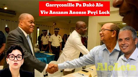 11 Nov Garry Conille Pa Dako Ale Viv Ansanm Anonse Peyi Lock Alix