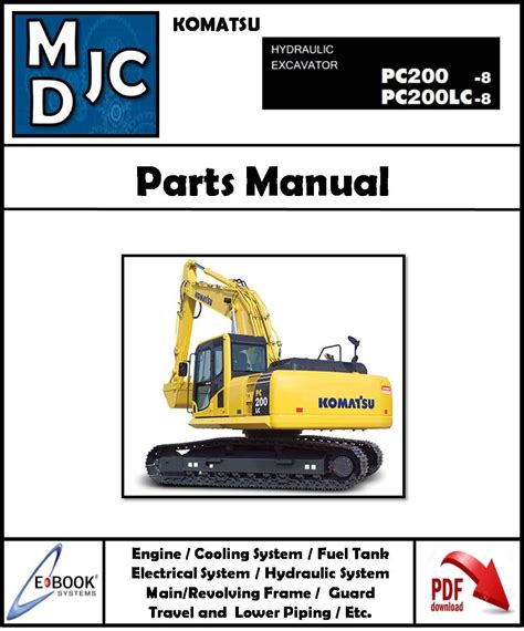 Komatsu Pc200 8 Pc200lc 8 Mdjc Manuales De Taller