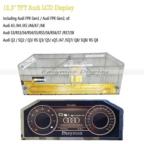 Lam D Inch Tft Lcd Display For Audi A A A A A A Q