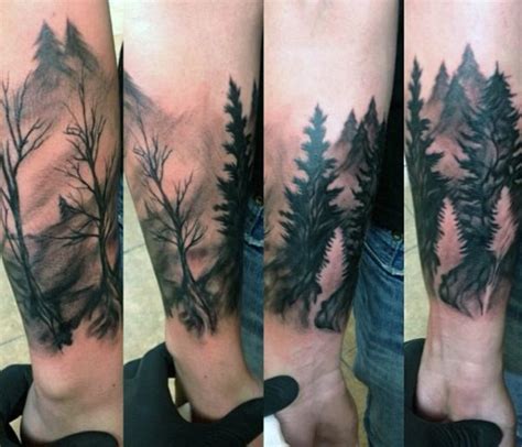 60 Tatuajes de PINOS y su significado Muñeca antebrazo y más