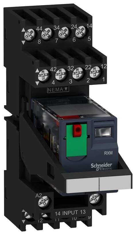 RXM2AB2P7PVM Schneider Electric Power Relay DPDT 230 VAC