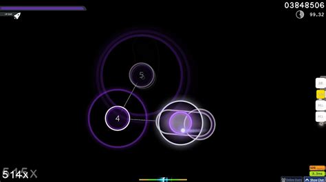 Aq Purple Minimalist Gameplay Osu Skin Youtube