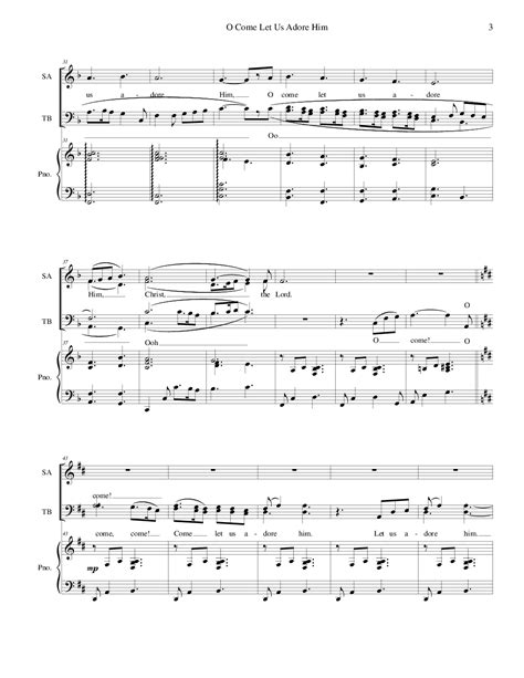 O Come Let Us Adore Him By Rachel Mohlman Satb