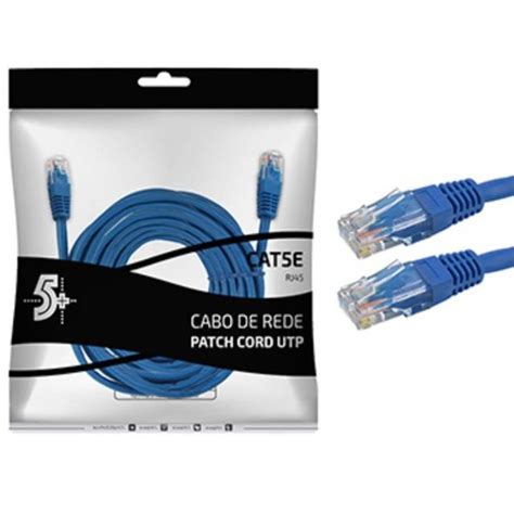 Cabo De Rede Cat E Chip Sce Patch Cord M Kabum