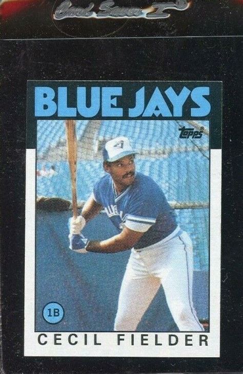 1986 TOPPS 386 CECIL FIELDER ROOKIE RC TORONTO BLUE JAYS EBay